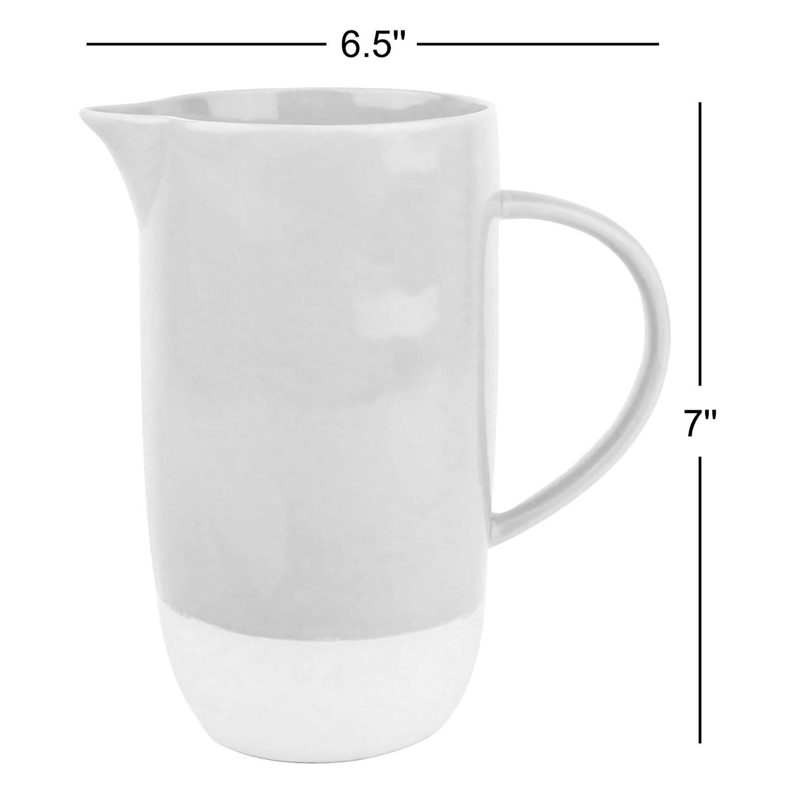 Shell Bisque Porcelain Pitcher, Soft Pink