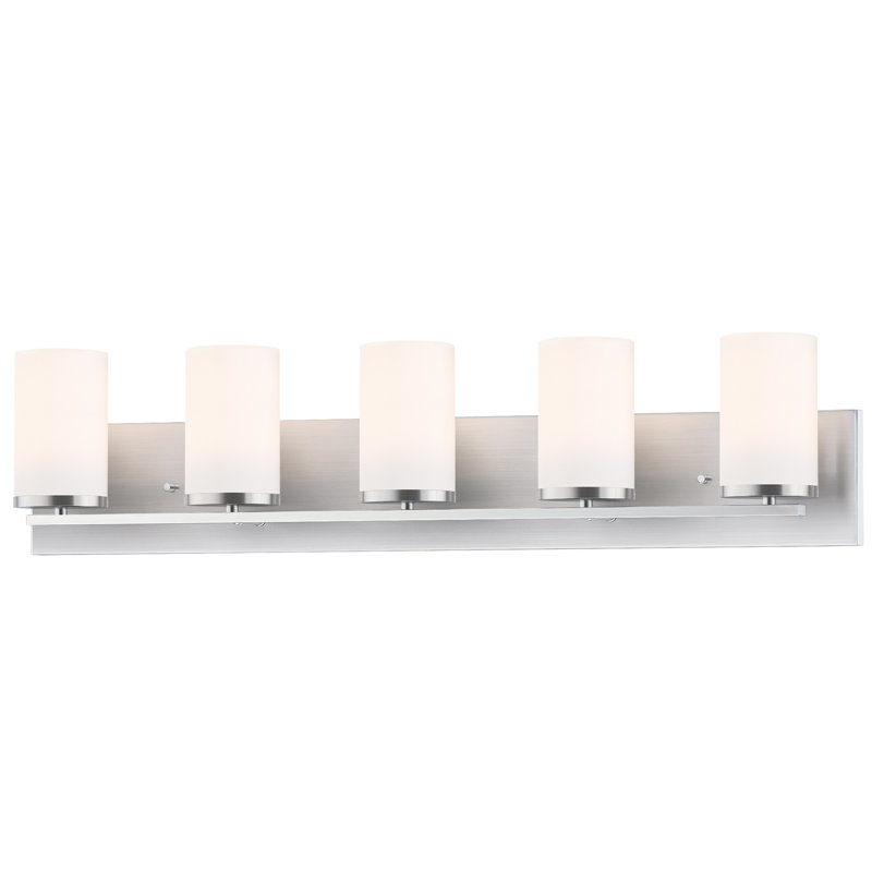Amont 5 - Light Dimmable Bath Bar, Satin Nickel