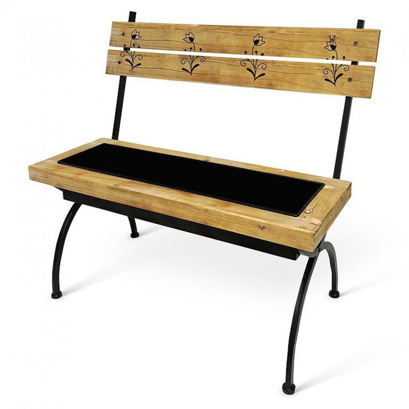 Grand banc pour plante