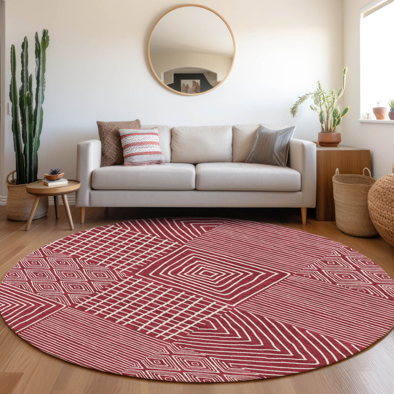 Chayden Outdoor Doormat, Round 8'