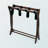 Florence Solid Wood Luggage Rack in Walnut Finished Wood, 20" H X 26.5" W X 18.75" D-109024400