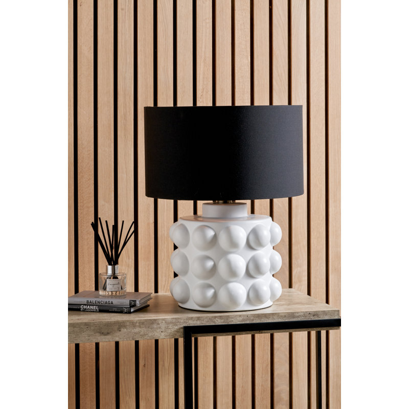 Serenity Ceramic Table Lamp, White