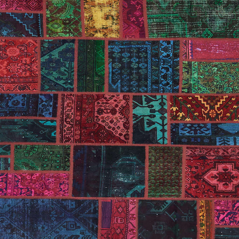 Abstract Indoor Rug, Square 8'