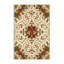 Tapis abstrait moelleux et moelleux de Noël à motif abstrait moderne et contemporain beige Fearon-685680581