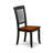 9 Piece Modern Dining Table Set Includes an Oval Wooden Table with Butterfly Leaf and 8 Kitchen Dining Chairs, Black & Cherry
