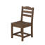 Paquet de 2 chaises d'extérieur brun foncé: PEHD uni-1399699367