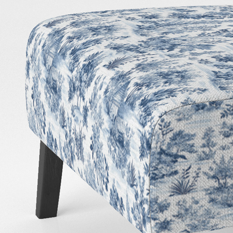 Fauteuil de chambre Country Farmhouse, Pantoufle sans accoudoirs