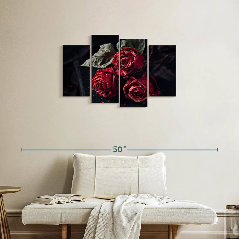 Hitzel roses rouges séchées