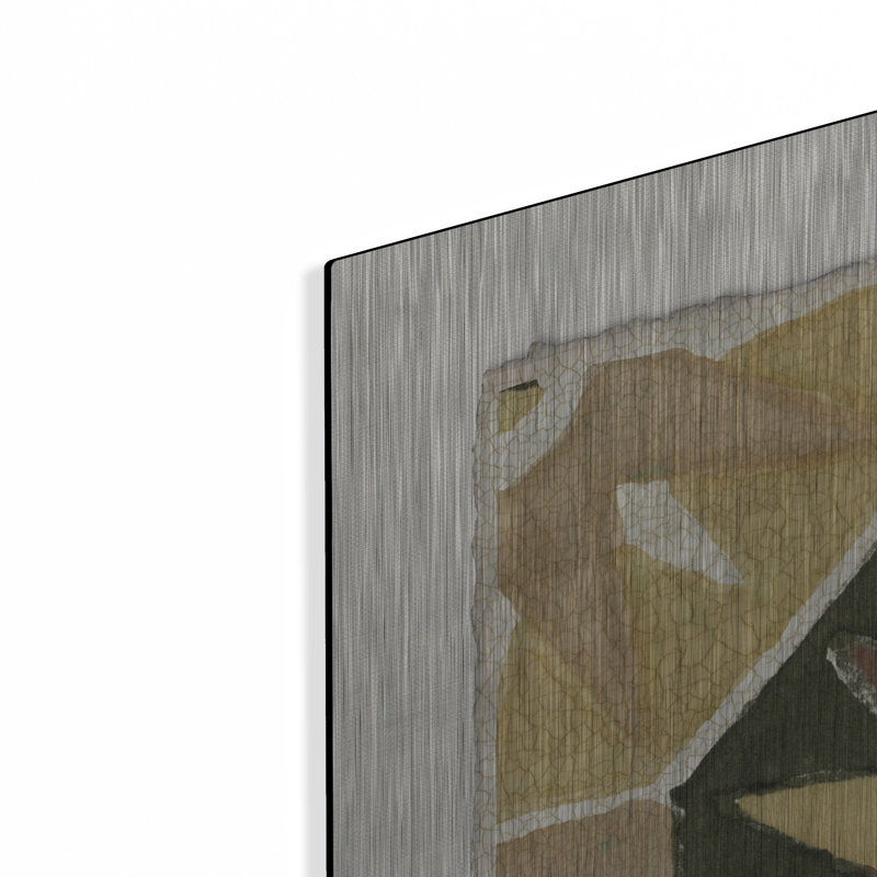 Luxe Metal Art 'Moroccan Tile Pattern VI' By Stell " Moroccan Tile Pattern VI " by Stellar Design Studio
