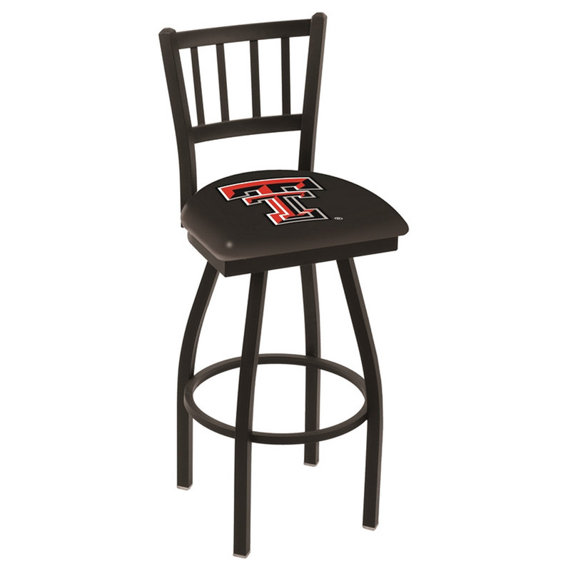 Tabouret de comptoir pivotant de 25 po NCAA, Red Raiders de Texas Tech, 25 po de hauteur