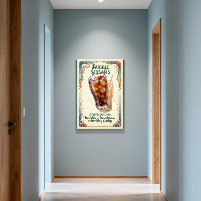 «Fashion Bubble Dreams Cocktail», reproduction d'art, H 20 po x l 30 po