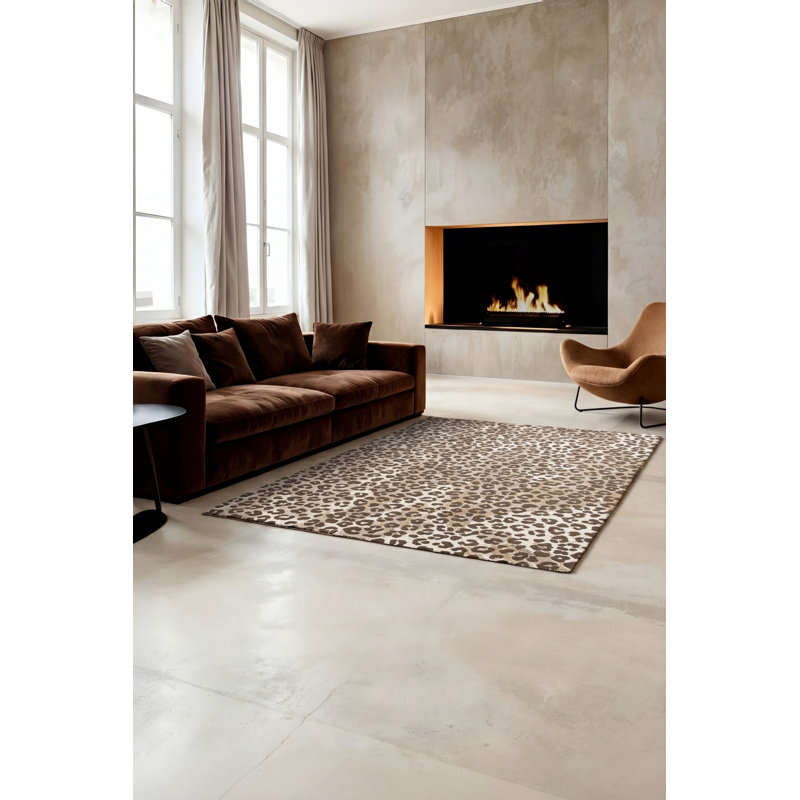 Rectangle Animal Print Area Rug, Rectangle 120 cm x 170 cm