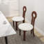 Rubber Solid Wood Dining Chair-1459888658