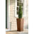 Set of 2 Tall Outdoor Planters, Square Flower Plant Pot – Indoor/Outdoor Taper Planters Ideal for Patio and Entryway-848538091-848538094
