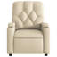 Fauteuil inclinable de massage à 6 points vidaXL pour le salon, dossier et repose-pieds réglables, porte-gobelet