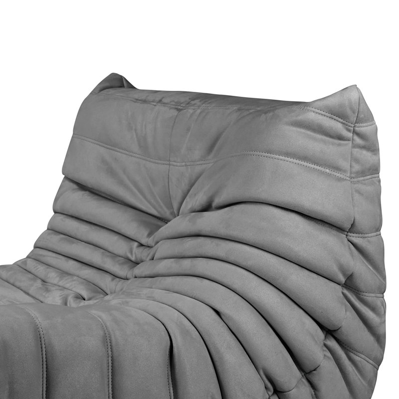 Danial Armless Bean Bag Lounger - Mid Century Chair