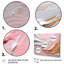 «Pink and Gold Spiral Radiance IV», reproduction sur toile tendue 3 pièces-2035034490