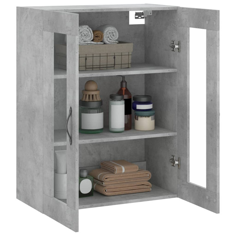 Nancey Bathroom Cabinet, Concrete Grey
