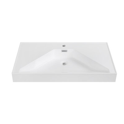 Plateau de meuble-lavabo 35,4 po