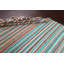 Tapis rayé en laine Gabbeh Kashkoli noué à la main 5 pi 2 po x 6 pi 10 po