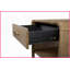 Table basse Latte Elm Veneer Tablette