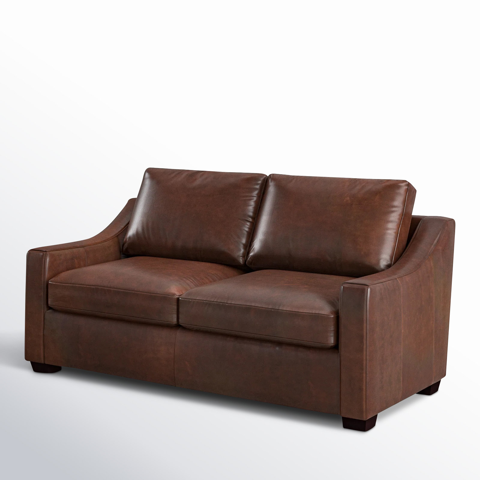 Cranbrook 78'' Upholstered Sofa, Bistro Rustic Genuine Leather