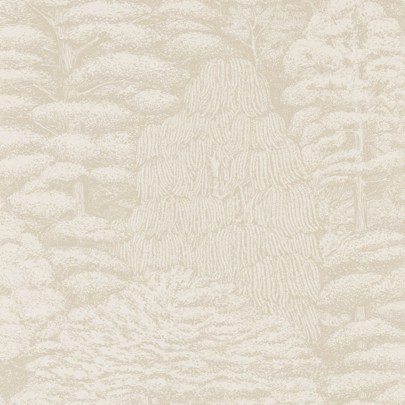 Woodland Toile 10.05m x 52cm Matte Wallpaper Roll, Natural