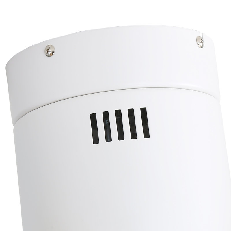 Ventilateur de plafond à 3 pales DEL Nicola, Blanc / pales Burlywood