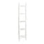 Échelle à 3 tablettes en bois blanc 48 po x 2 po x 71 po