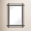 Josie Metal Flat Wall Mirror