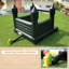 Château gonflable de 13 pi x 11,5 pi avec souffleur gonflable et décorations gonflables en PVC pour sauter à l'anniversaire d'Halloween-121933746