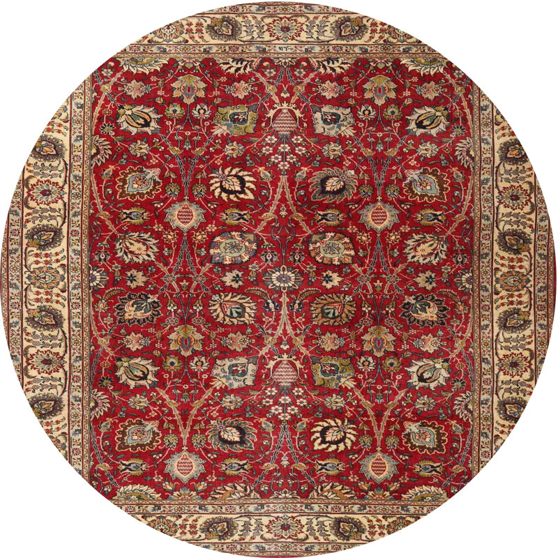 Oriental Indoor Rug, Round 8'