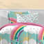 Ensemble d'édredon réversible en microfibre moderne et contemporain Rainbow Flare-74122745