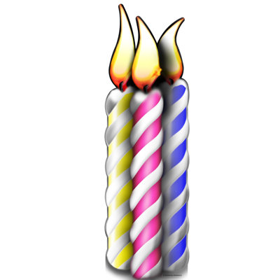 Accroche en carton avec groupes d’anniversaire