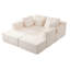 Canapé surdimensionné 131 "sans nuage avec 2 repose-pieds-754816143