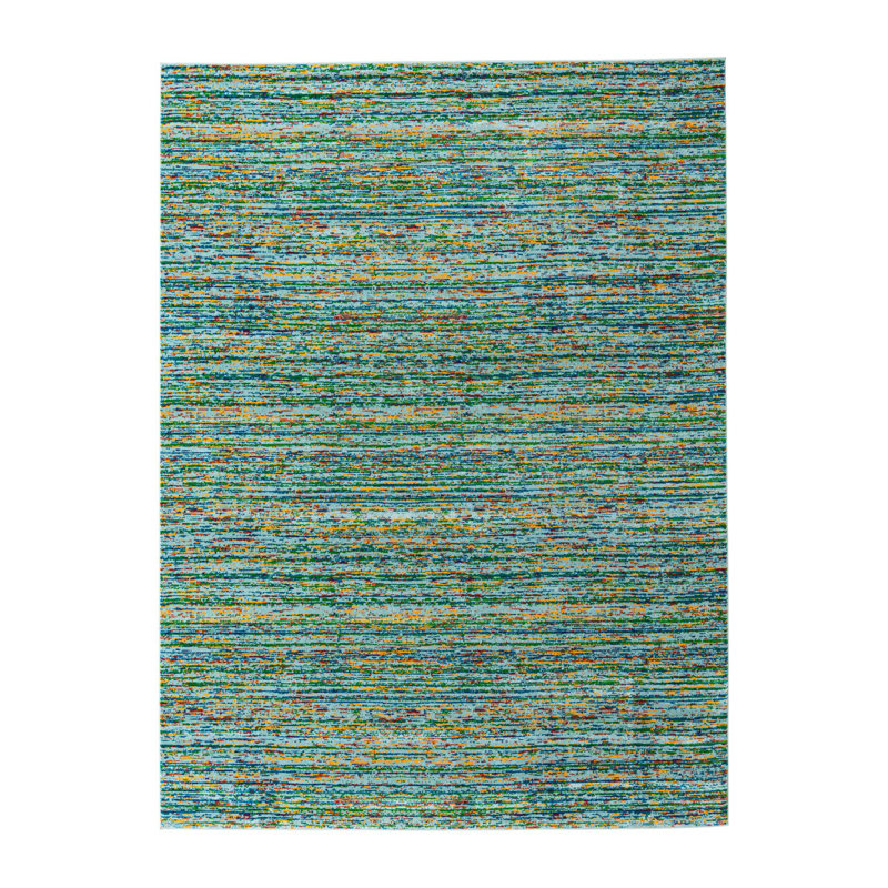 Tapis contemporain vert Malaija, Rectangle 9 pi x 12 pi