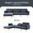 Razny Upholstered Reclining L-Shaped Sectional Left Hand Facing-1359153870