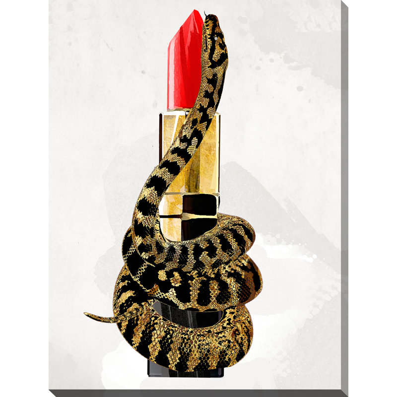 «Deadly Kisses», impression, H 30 po x l 18 po x P 1 po, Toile tendue