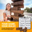 GoSports - Tour de jeu - Grands jeux empilables en bois - Empilables jusqu'à 3 pi-59674031
