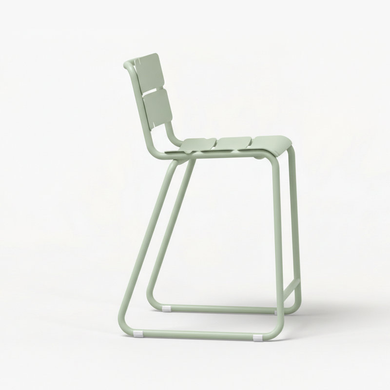 Tabouret de comptoir Corail, Vert pastel