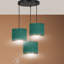 Eamie 3 - Light Black Cluster Pendant-1193632885