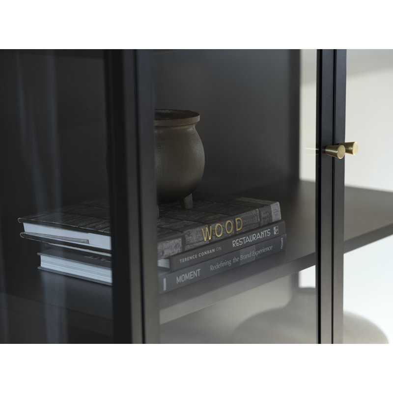 Damyah Display Cabinet, Black