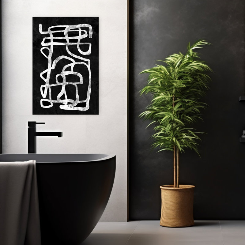 Art contemporain contemporain abstrait, H 24 po x l 16 po