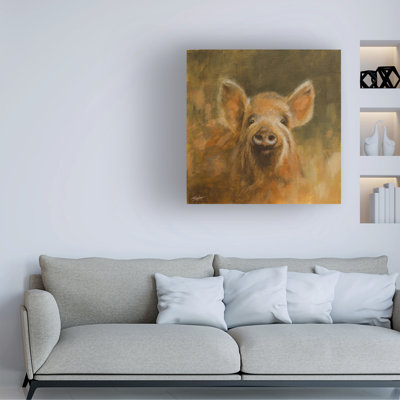 Art sur toile cochon sauvage sauvage, John