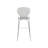 Edenfield Acrylic Barstool with Steel Frame in Chrome Finish-1665536333