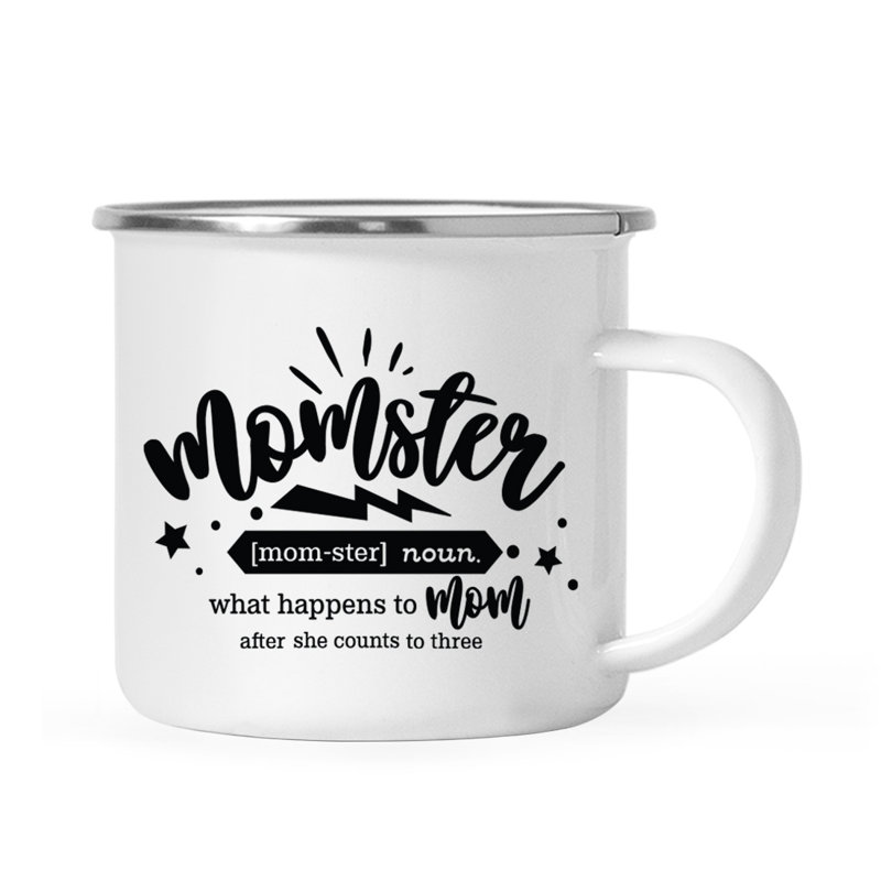Tasse de camping «Funny Mom», Momster