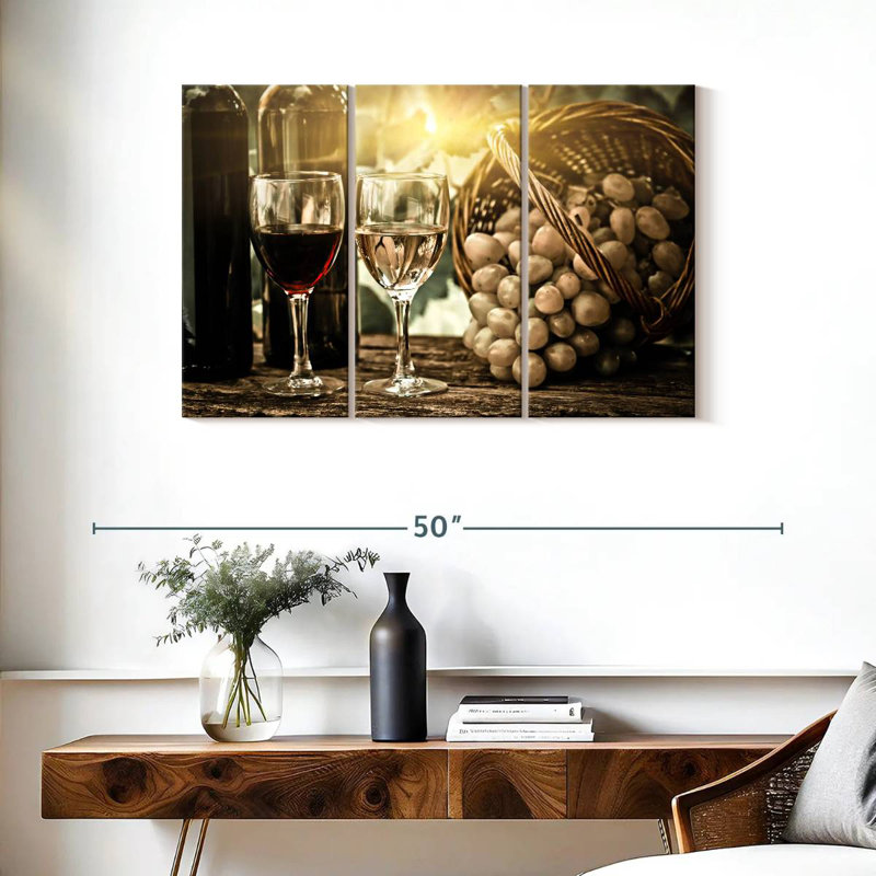 Yarlin Spring Vineyard Wine, 24" H x 38" W