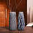 9.5 Inch Set Of 2 Decorative Rustic Ceramic Vases-46365124