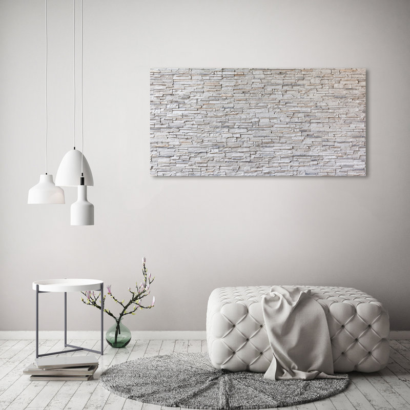 A Stone Wall - Wrapped Canvas Print