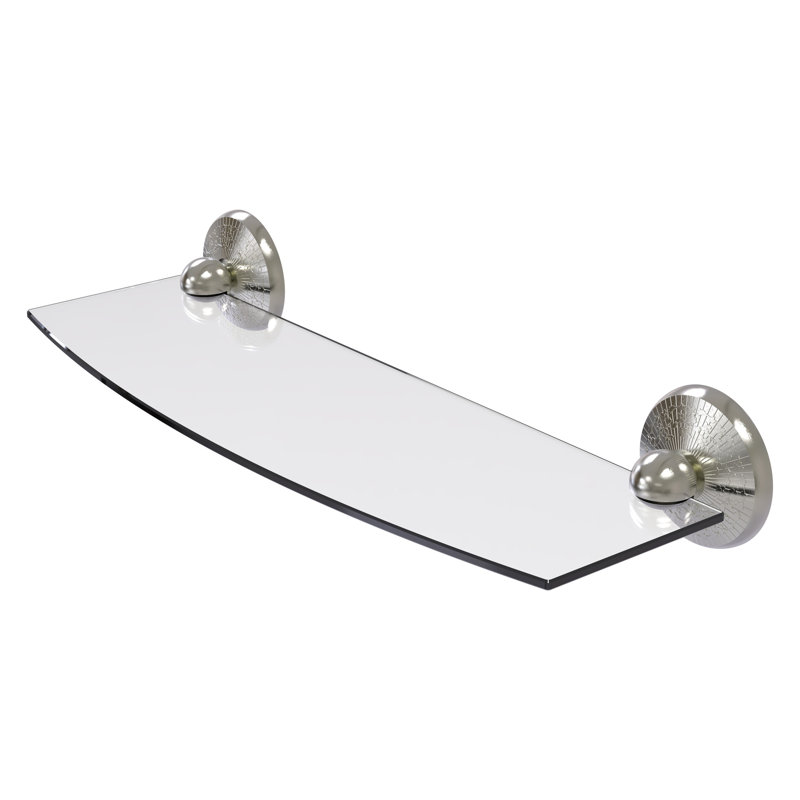 Tilney Bracket Shelf, 18", Satin Nickel